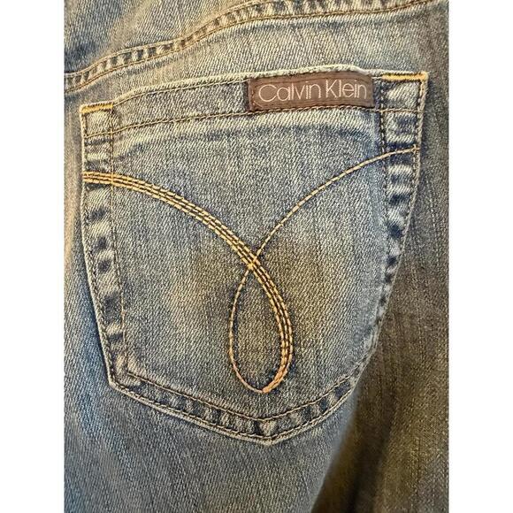 Calvin Klein Jeans Size 8 Womens Ultimate Boot Cut Medium Wash Denim Blue - Picture 6 of 7